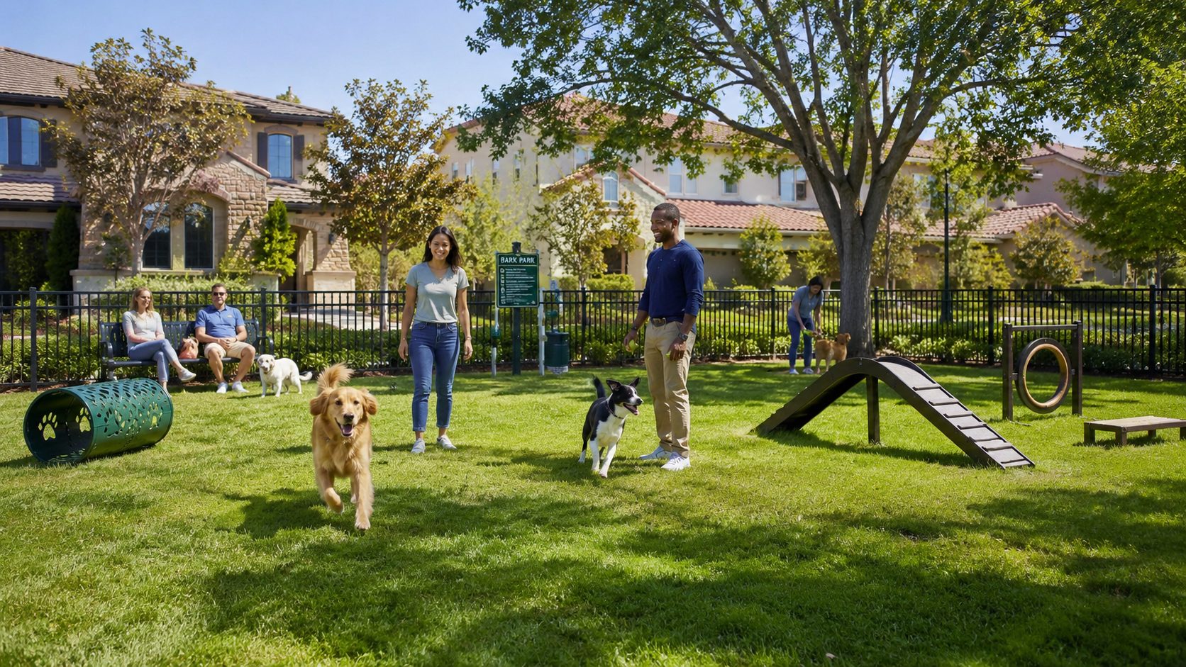Community dog park